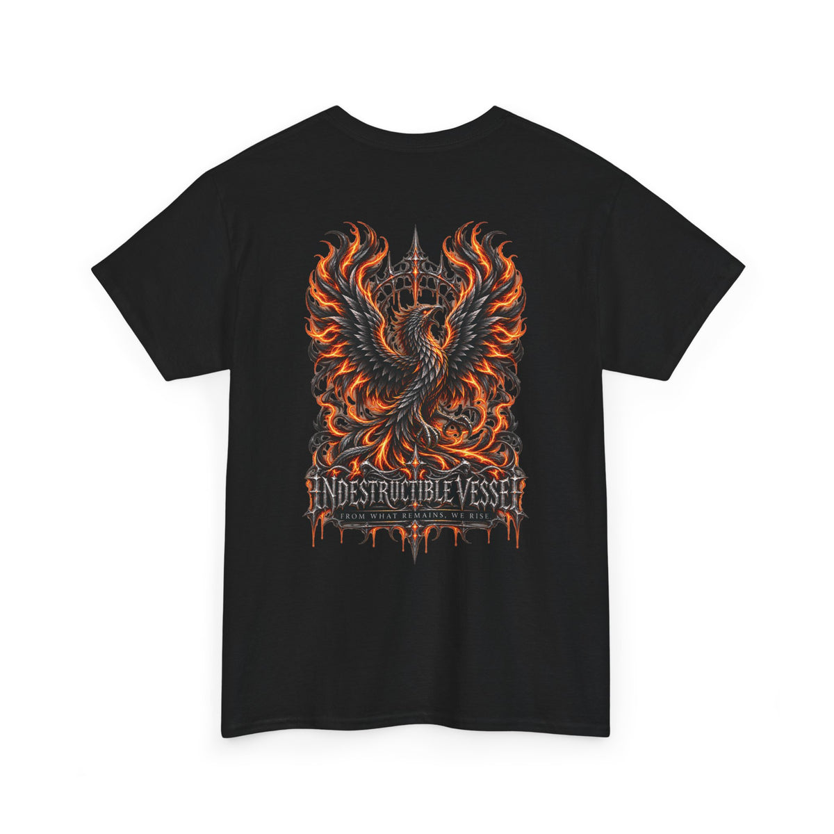 Rise Above Tee — Phoenix Rebirth Shirt | Indestructible Vessel