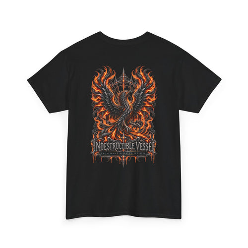 Rise Above Tee — Phoenix Rebirth Shirt | Indestructible Vessel